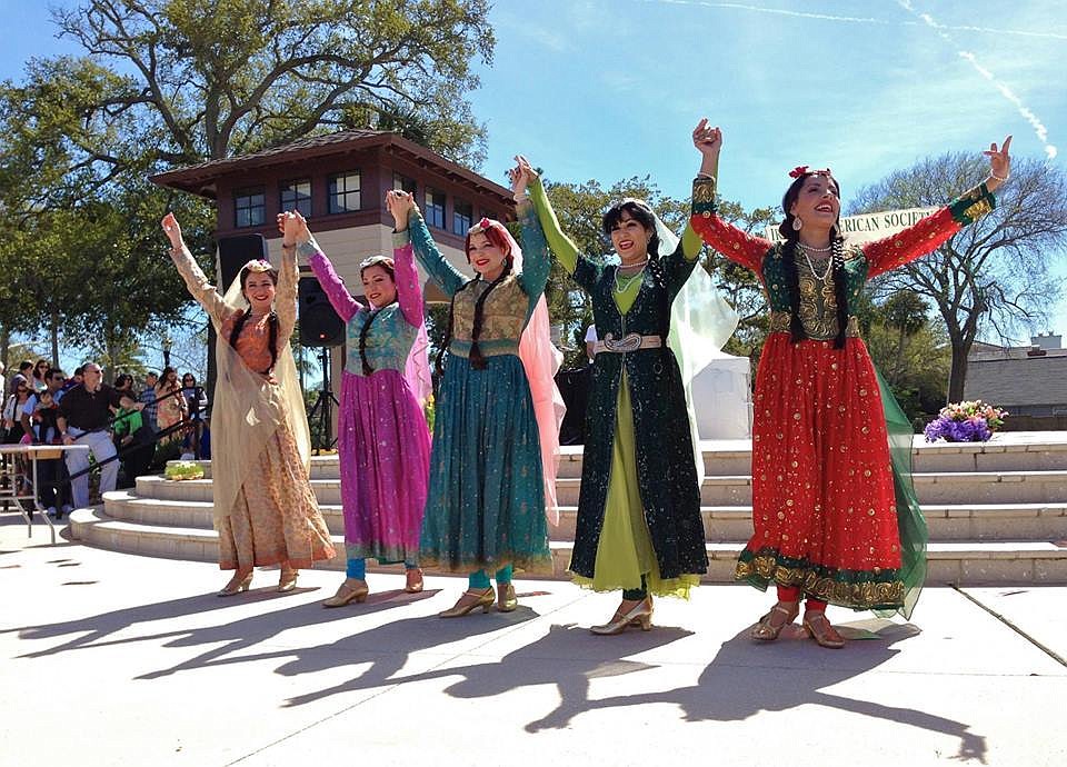 Dancers perform at a Nowruz festival. Courtesy photos
