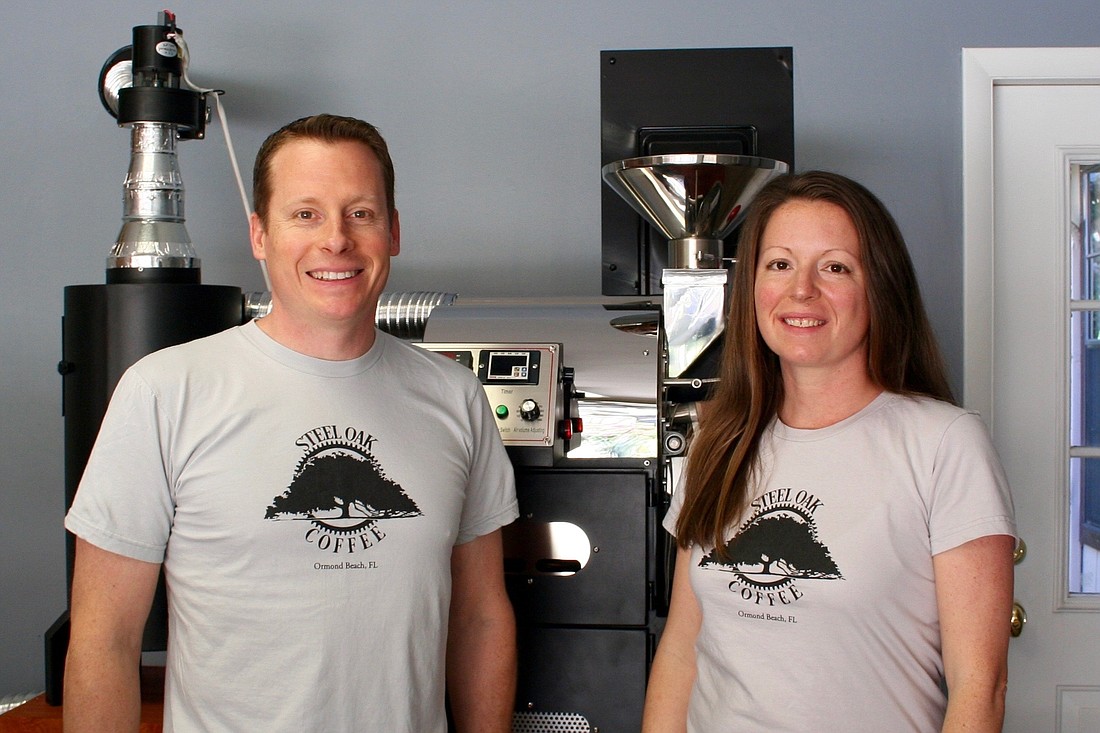 Carl and Michele Dupper have started a coffee roasting business. Courtesy photo