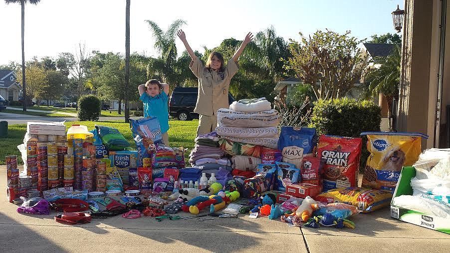 Toboe Wolfe and Bryce Wolfe celebrated their birthdays with donations to the Halifax Humane Society (Courtesy photo).