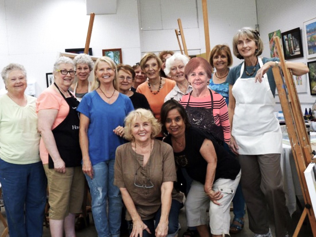 Nancy Hagood, Carson Kapp, Babz Lupoli, Barbara Perkins, Jan Reeder, Irma Sue Stofsky, Patricia Thompson Dane Heatherstone, Kathy Kurke, Karen Ann Patton, Shirley Pittman, Serverino Amy, Rickie Stofsky and Lillian Verkins (Courtesy photo)