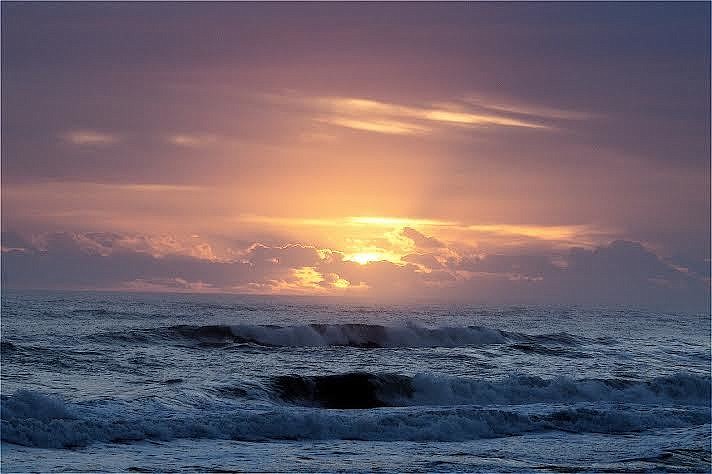 "Ormond Beach Sunrise," by J. Walker Fischer.