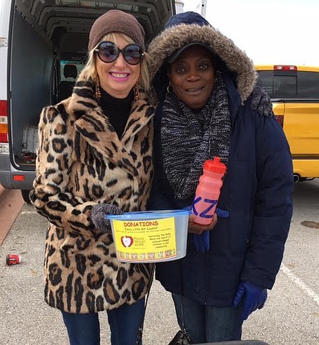 Community Grant and Operations Director Mamie Oatis with Food Brings Hope Executive Director Judi Winch (Courtesy photo)