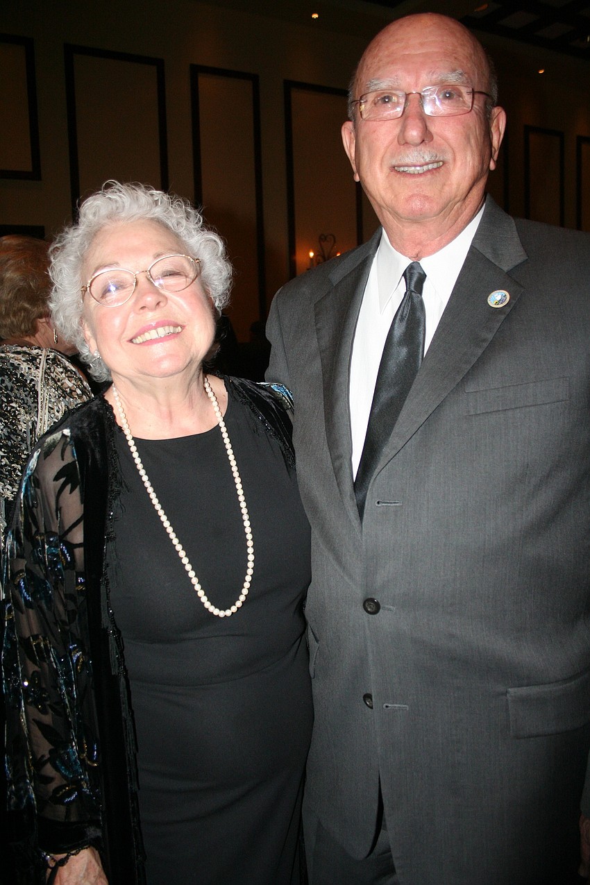 Edie Bustle with husband Manatee County Commissioner Larry Bustle