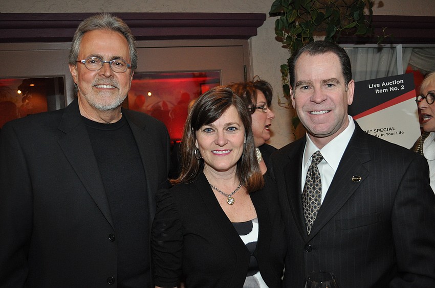 Joe Barbetta with Wendy and Shaun Merriman