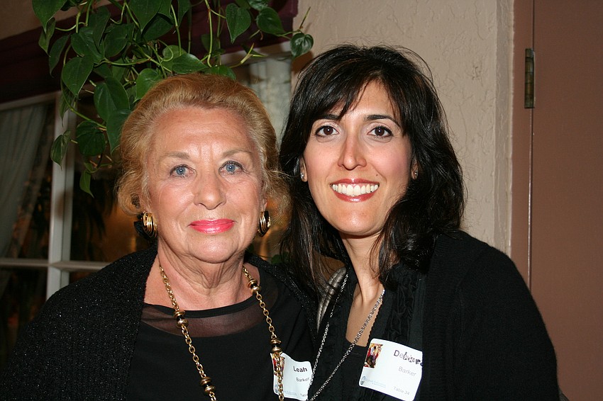 Leah Barker and  Deborah Barker