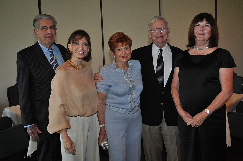 Bob and Joan Brand, Mary Ann Robinson and Sen. Bob and Pat Johnson