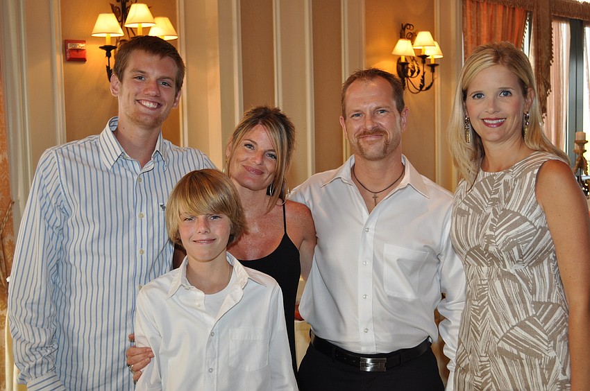 Jonathon, Jacob, Molly and John Brockhoff with Michelle Butler