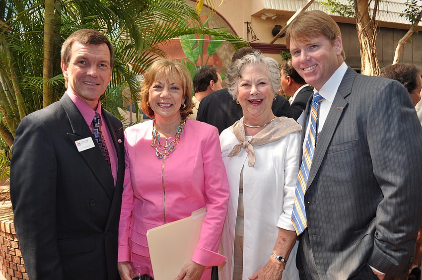 Lance Burchett, Pat Thompson, Isabel Norton and John LaCivita