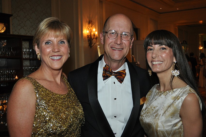 Margaret and Matt Callihan with Victoria Leopold