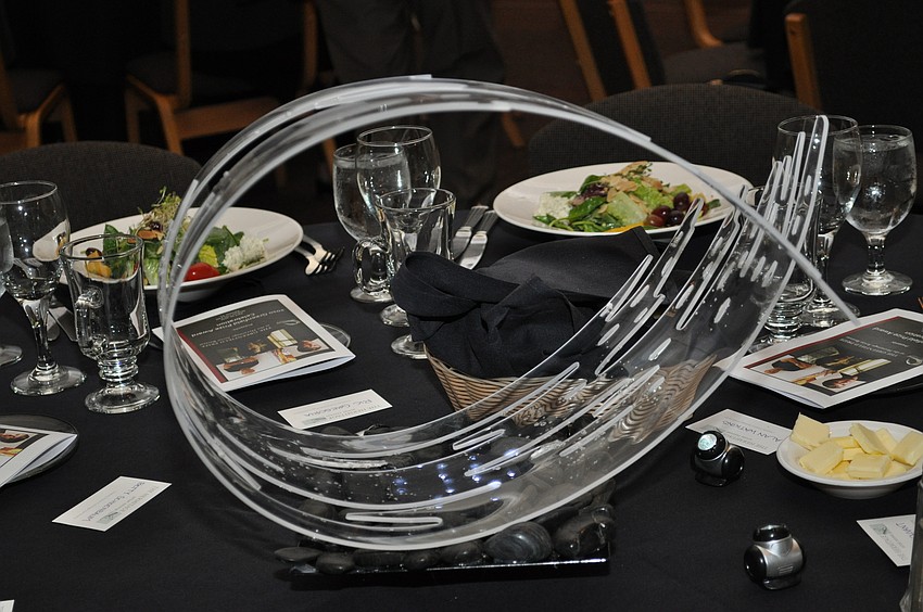 Centerpiece-replica of Greenfield prize staged by Victoria Leopold