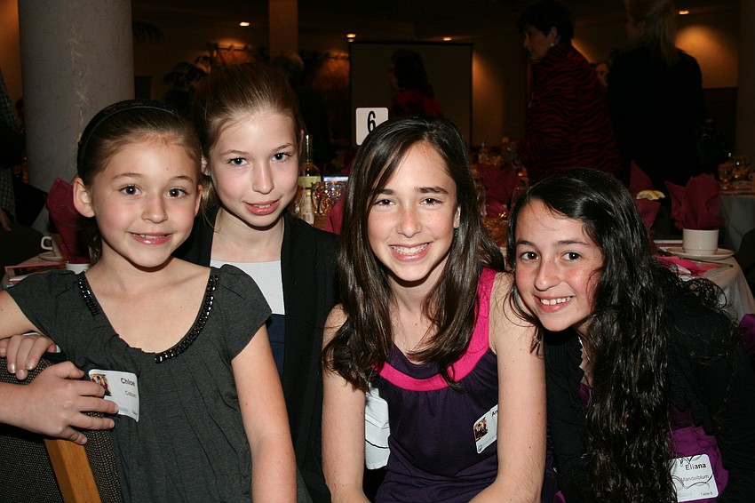 Chloe and Caroline Colburn, Amanda Green, Eliana Mandelblum