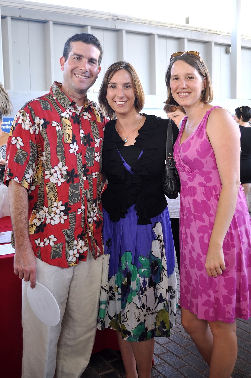 Jason and Mary Collier with Leigh Hughes