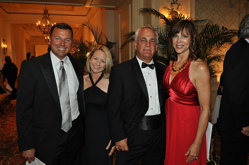 Kelly and Scott Collins with Dan and Debbie Dannheisser