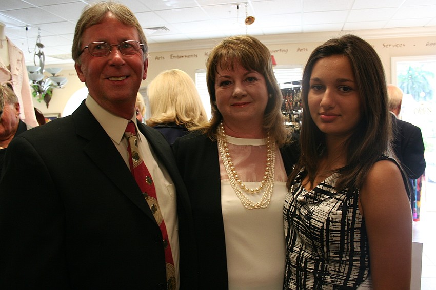 The Day Family:  Nigel, Pamela, Eve