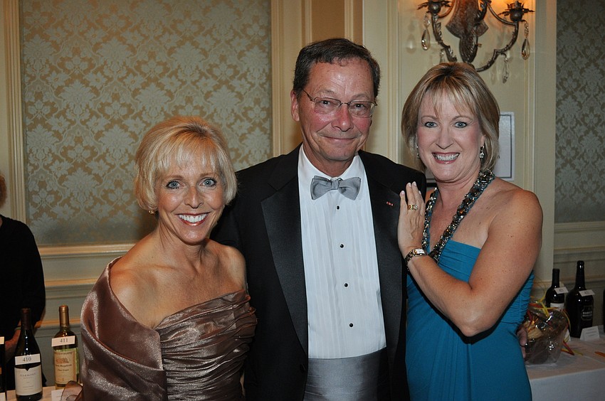 Kathye Faries with Steve Wilberding and Teri Hansen