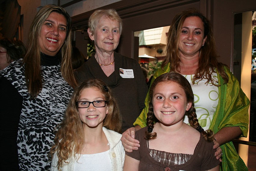 Georgia and Isadora Gruber, Barbara Steinbach, Emma and Simone Knego