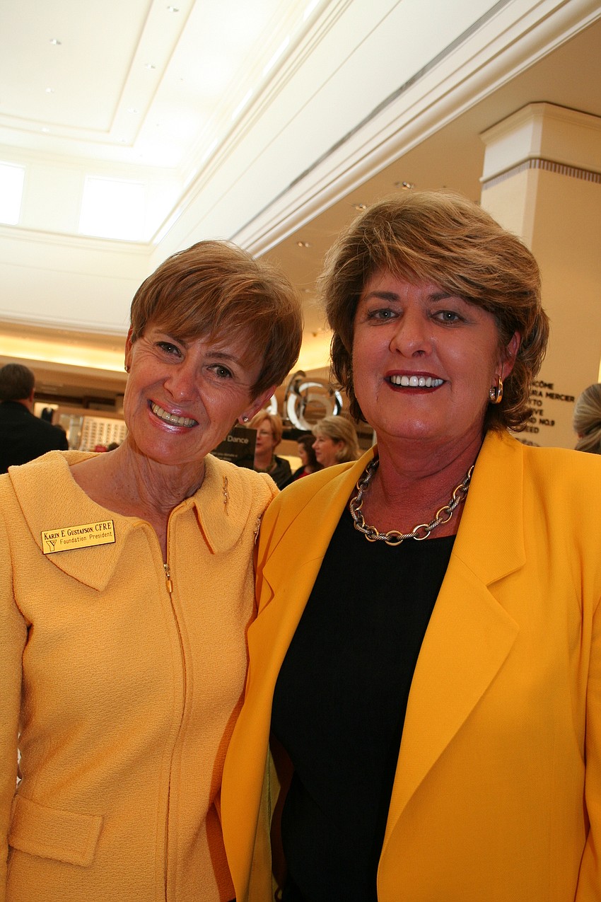 Karin Gustafson and Beth Callans