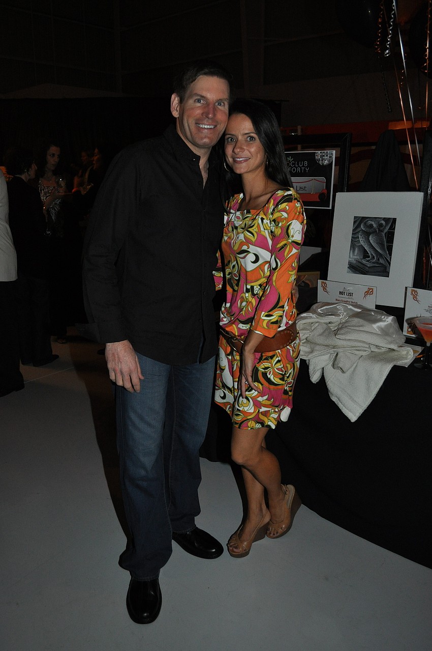 Brad and Co-Chairwoman Jennie Hall