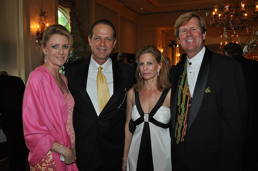 Beth and Steve Knopik with Jackie and Vance Dickinson