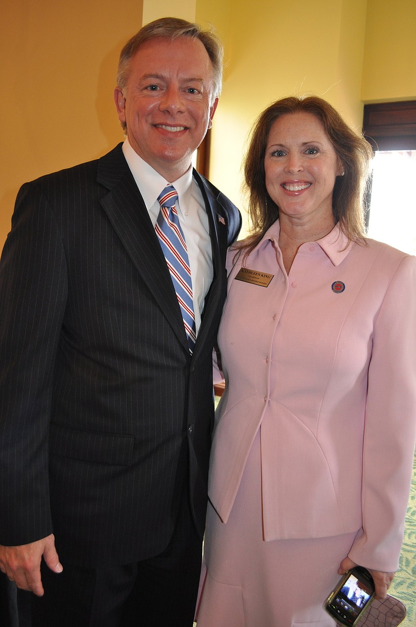 Lt. Gov. Jeff Kottkamp and Kathleen Kinn