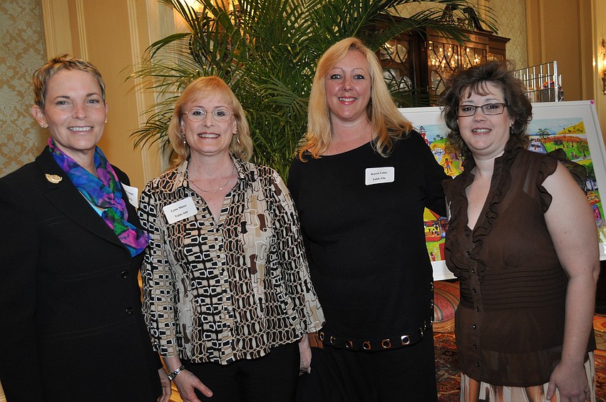 Honoree Charlie Lenger, Lynn Slater, Karen Lalor and Desiree Taylor