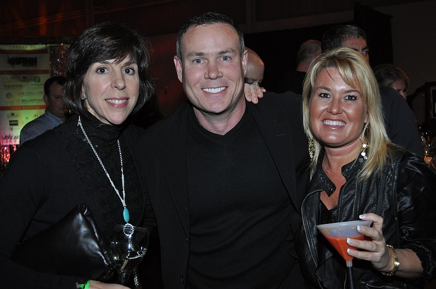 Julie and Jeff Luhrsen with Shelly Gallagher