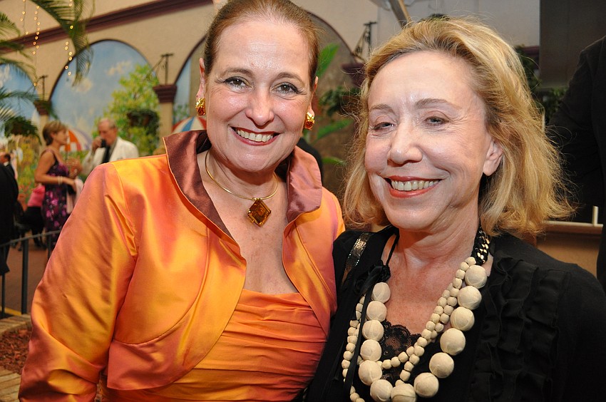 Chairman Flora Major and Rebecca Donelson