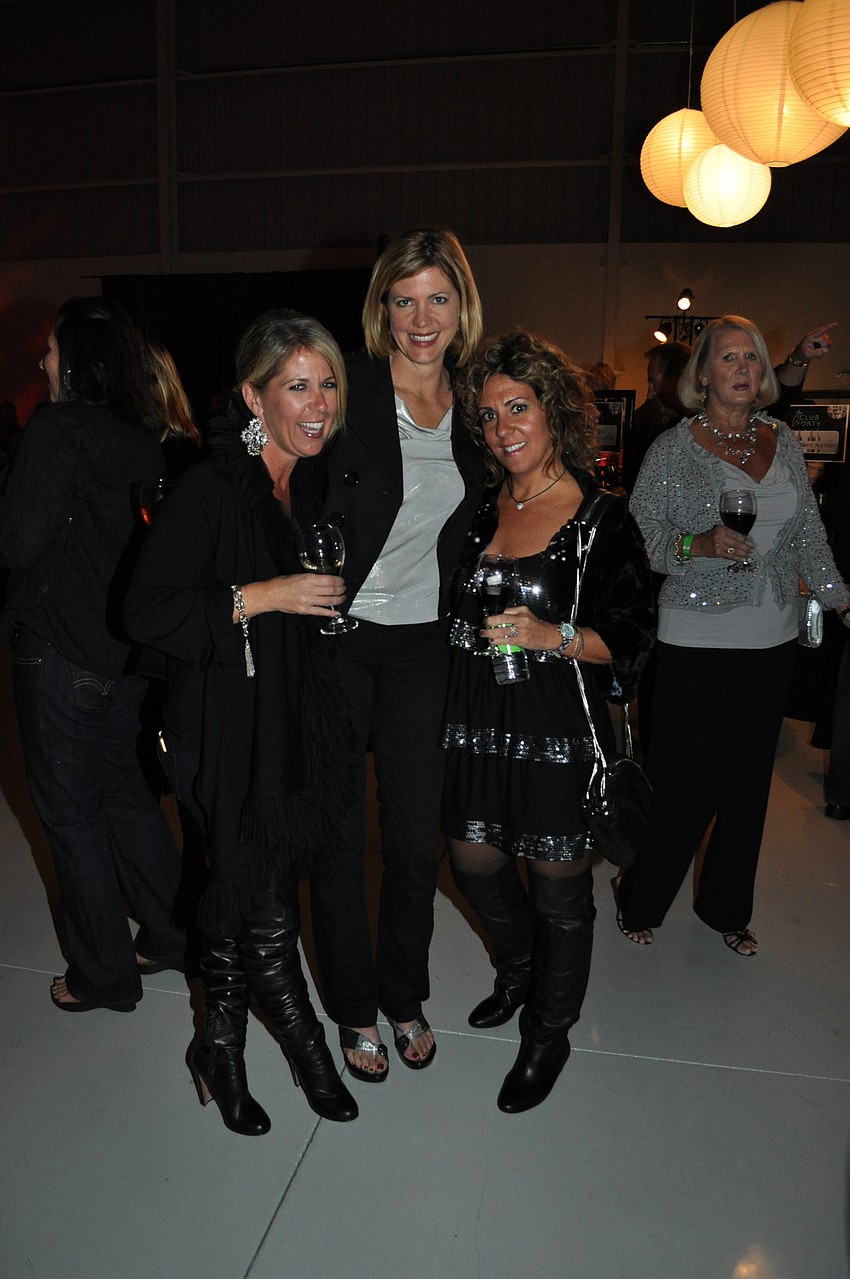 Chris McKee, Lisa Beckstein and Lisa Wells