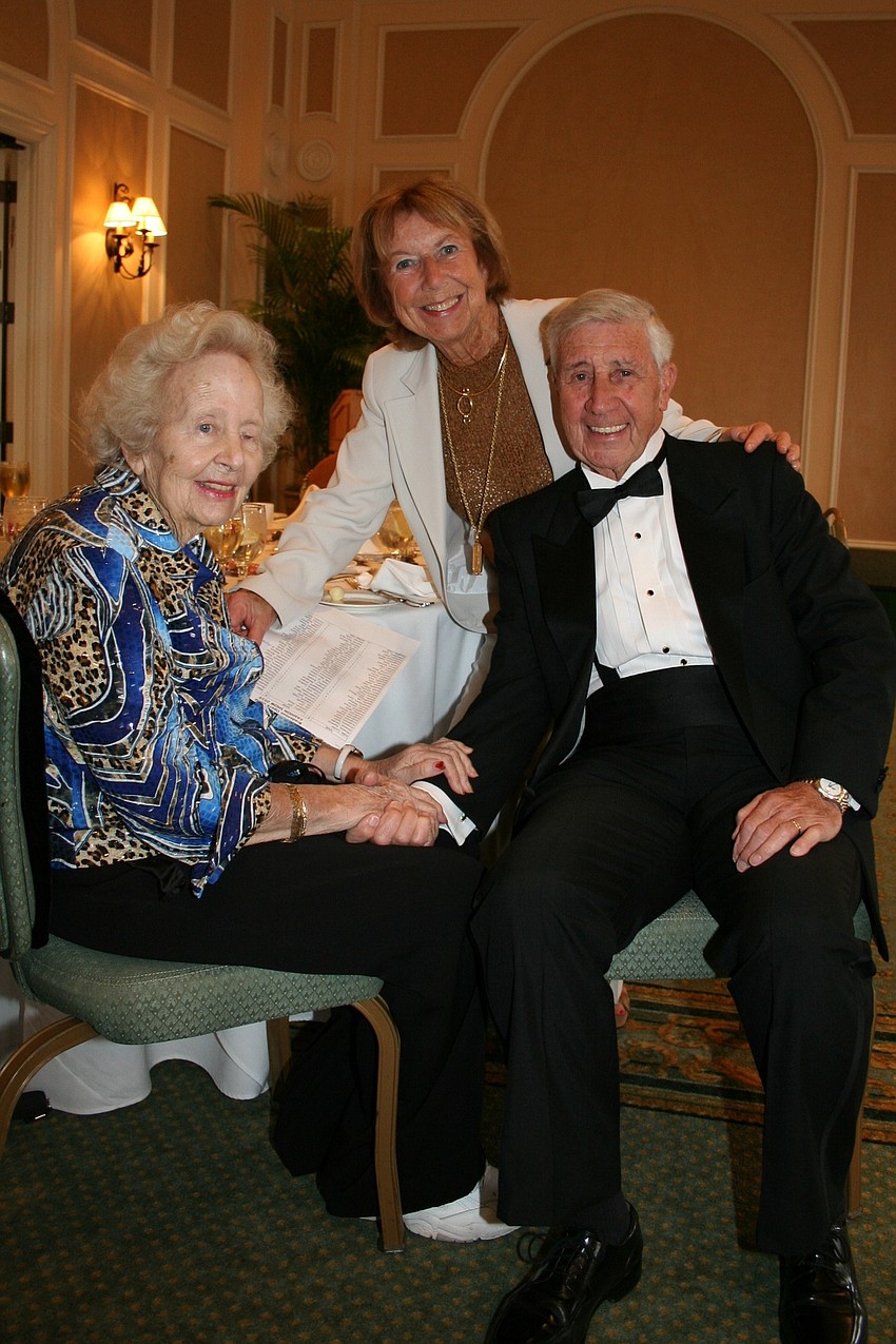 Edie McNeil with Ethel and Jeff Doughty