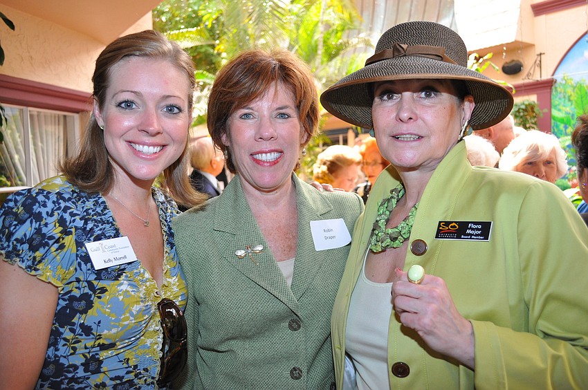 Kelly Morrell, Robin Draper and Flora Major
