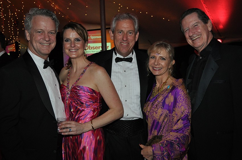 Joe and Alyssa Nohren, Charlie Bartlett and Charlie Ann and Jim Syprett