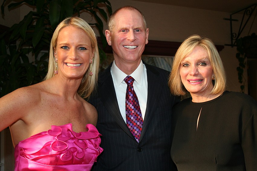 Ballet board president Chris Pfahler, Dr. Ken Pfahler and Chairman Hillary Steele
