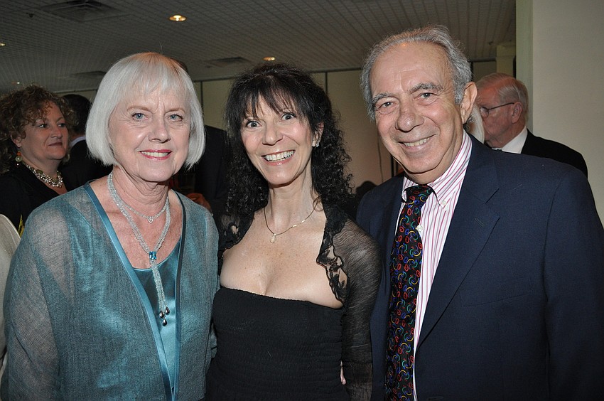 Carol Phillips with Carolyn Michel and Howard Millman