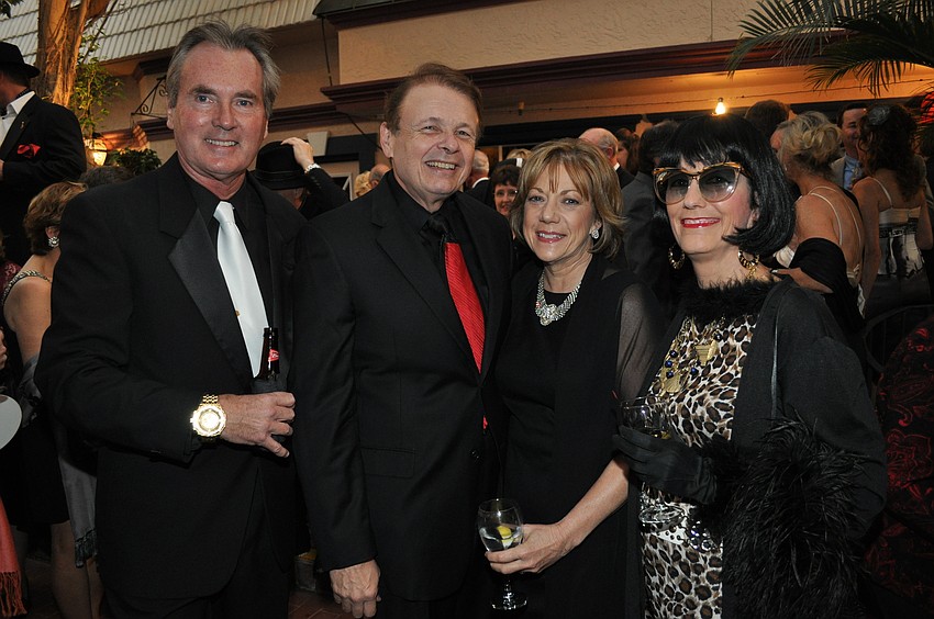 Jeff Plunkett, Dr. Larry and Pat Thompson and Johnette Isham