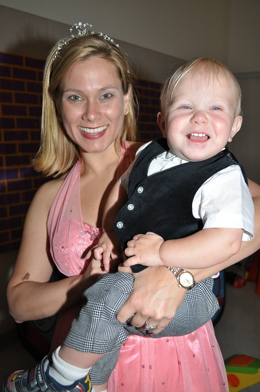 Chairwoman Erika Quartermaine with son Cameron