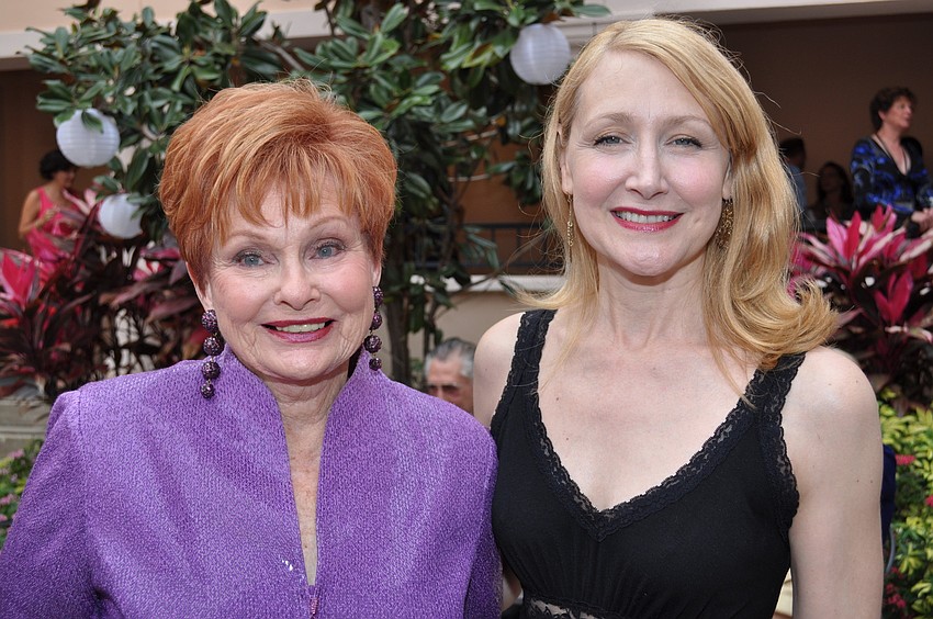 Mary Ann Robinson and Patricia Clarkson