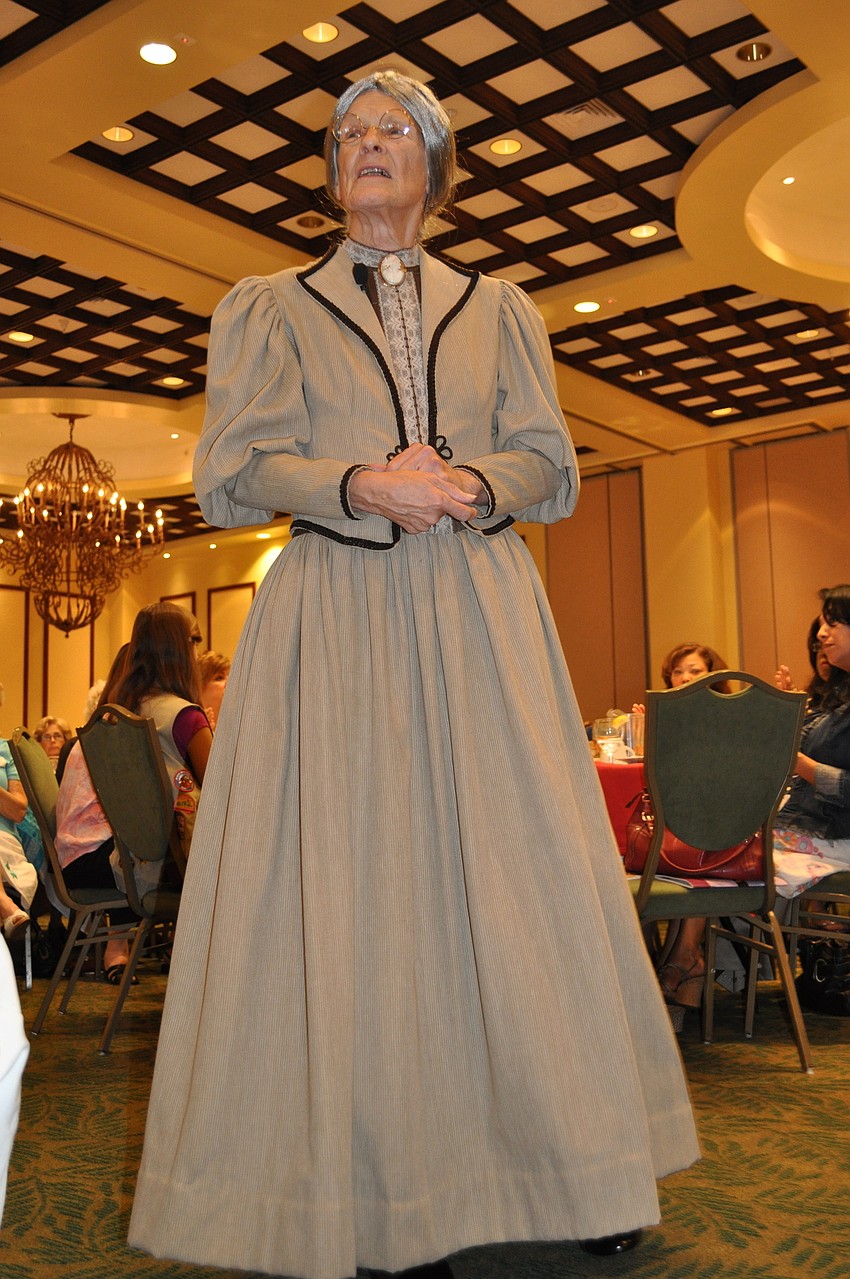Speaker Barbara Rowe as Susan B. Anthony