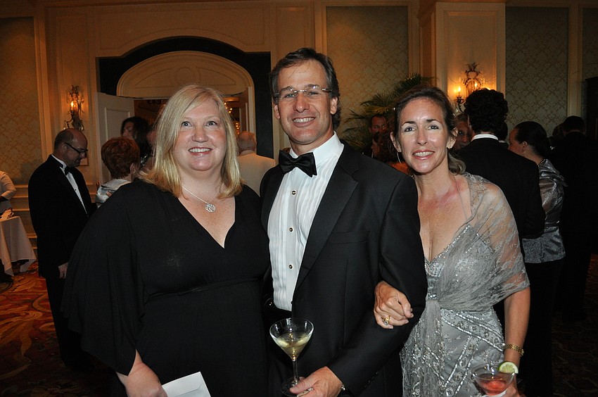 Christine Sandrib with Dan and Rhonda Deems