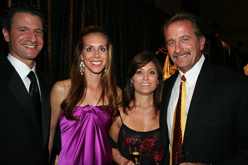 Dr. Chris Sforza, Co-Chairwoman Terri Vitale, Rochelle and Keith Reeves