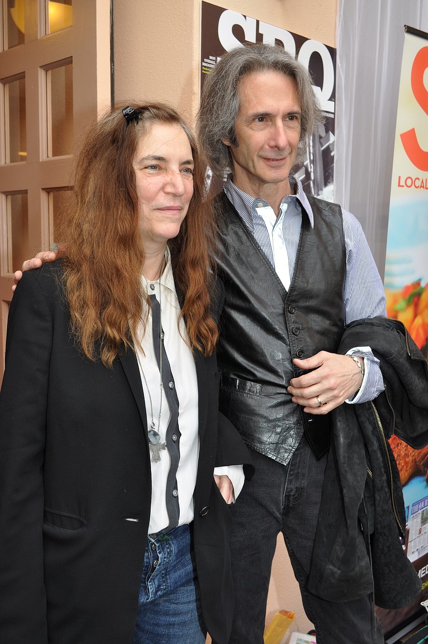 Patti Smith and Lenny Kaye