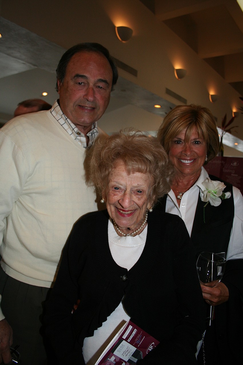 Bob Vigder, Florence Katc and Judy Vigder