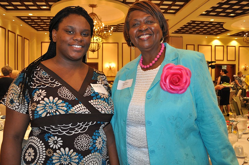 Alicia Walters with mother Barbara Harvey