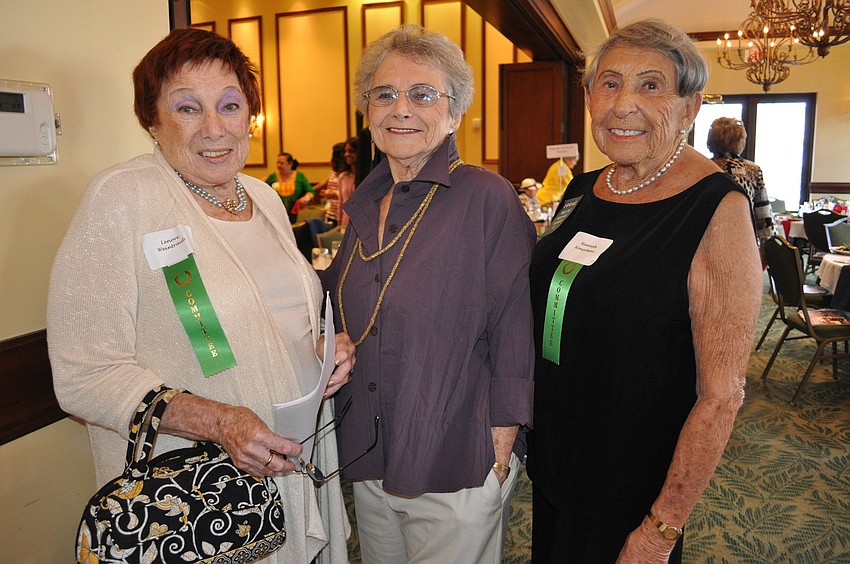 Lenore Weintraub, Marilyn Harwell and Hannah Honeyman