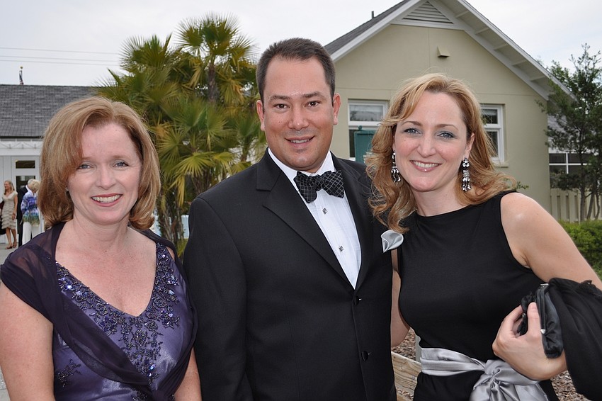 Spanish Point President Mary Williams, Aaron and Tenille Sevigny