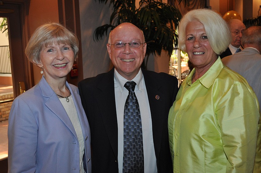 Karen and Jim Woods with Marlene Hauck