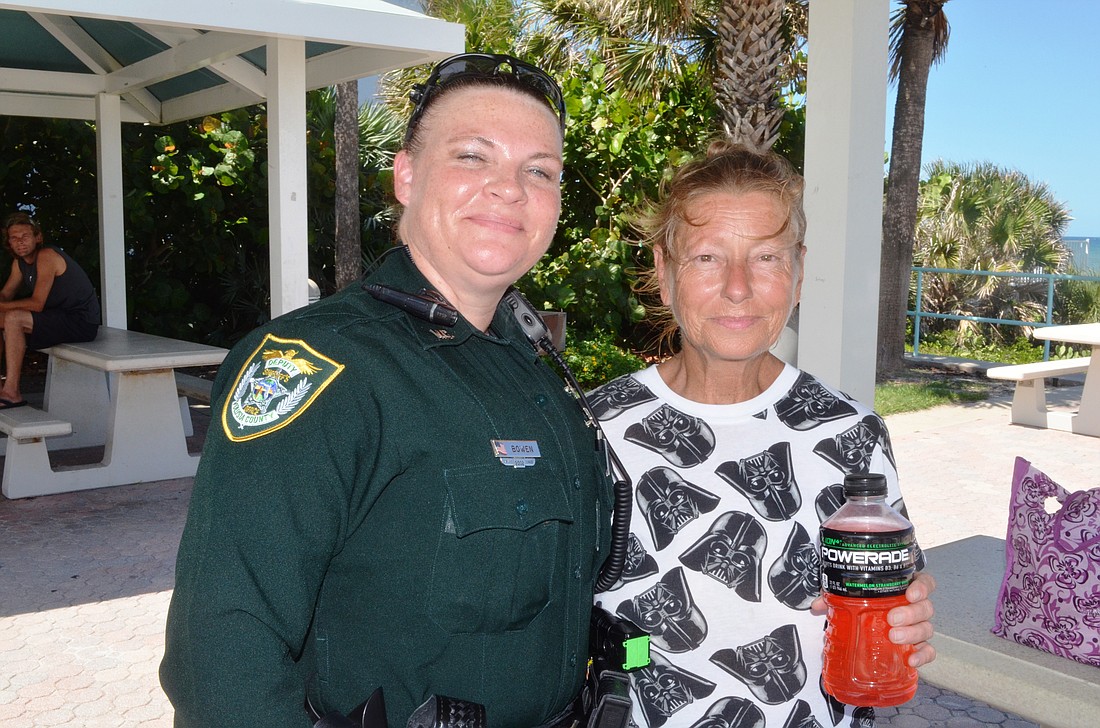 Deputy Donna Bowen and Christine McCaleb