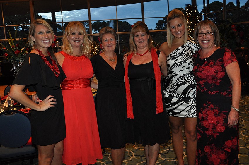 Ashley Jantzen, Eileen Lundy, Cheryl Marchand, Gail Langeneger, Sabrina Cullen and Candy Magiera
