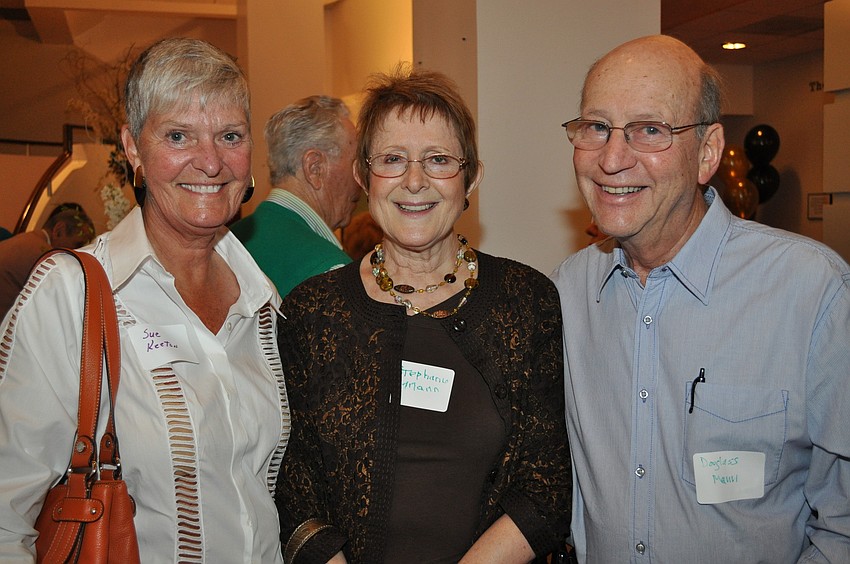 Sue Keeton with Stephanie and Douglas Mann