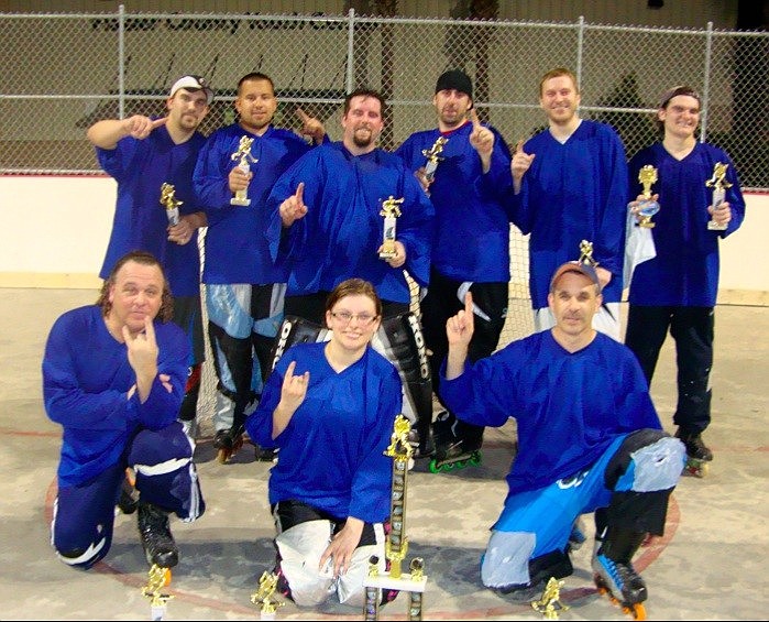 Flagler Rolley hockey's champion, the Wolverines. COURTESY PHOTO