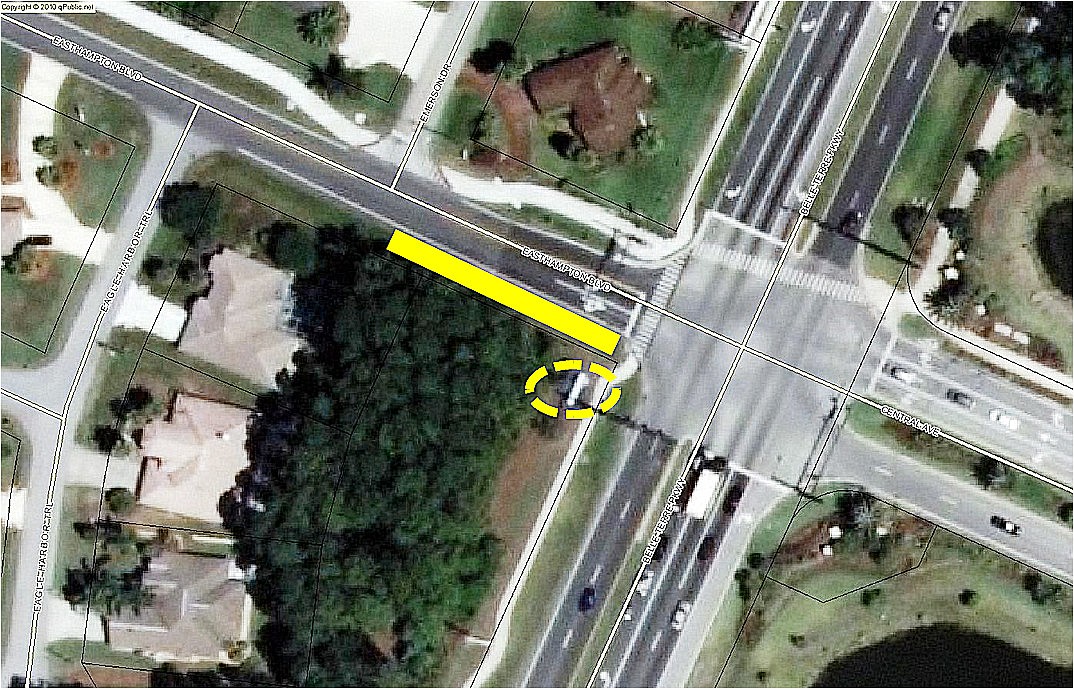 As part of the deal between the developer and the city, ICI will contribute $90,000 for capital improvements projects, such as constructing a right-turn lane on Easthampton Boulevard and also building a new neighborhood monument sign. COURTESY RENDERING